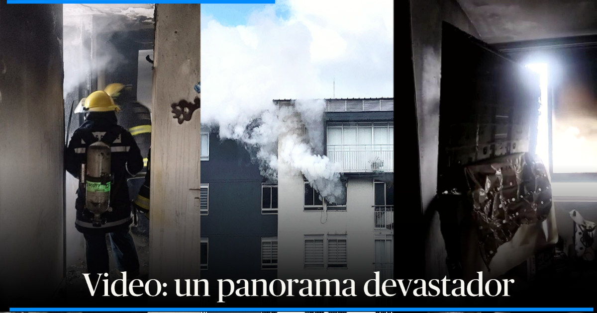 Destruido Así Quedó El Apartamento Que Se Incendió En Reconocido